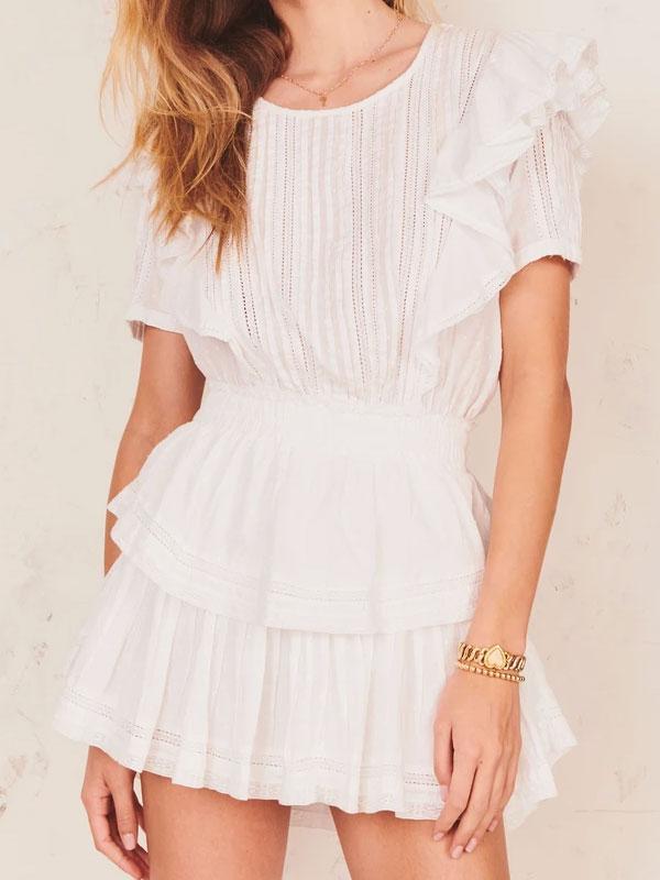 Gorgeous white mini dress