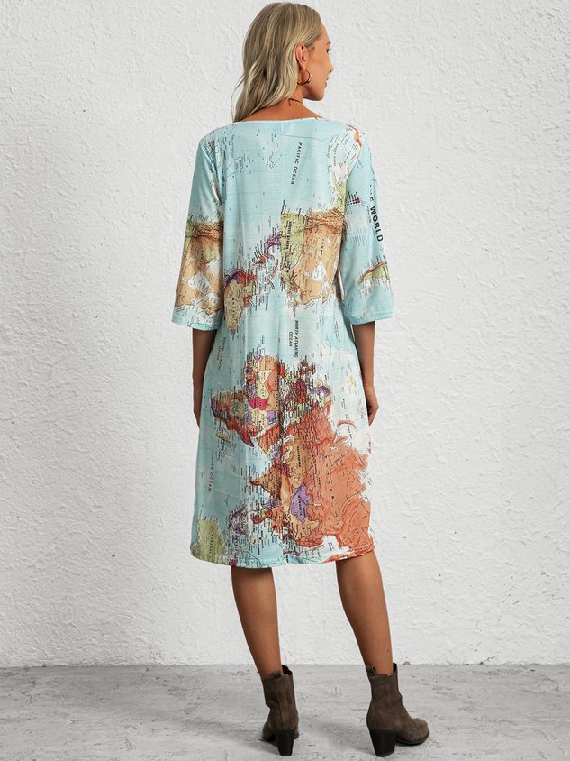 Vintage Knitting Dress