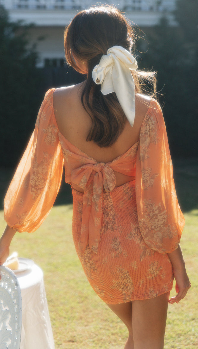 Kalania Dress (Tangerine)