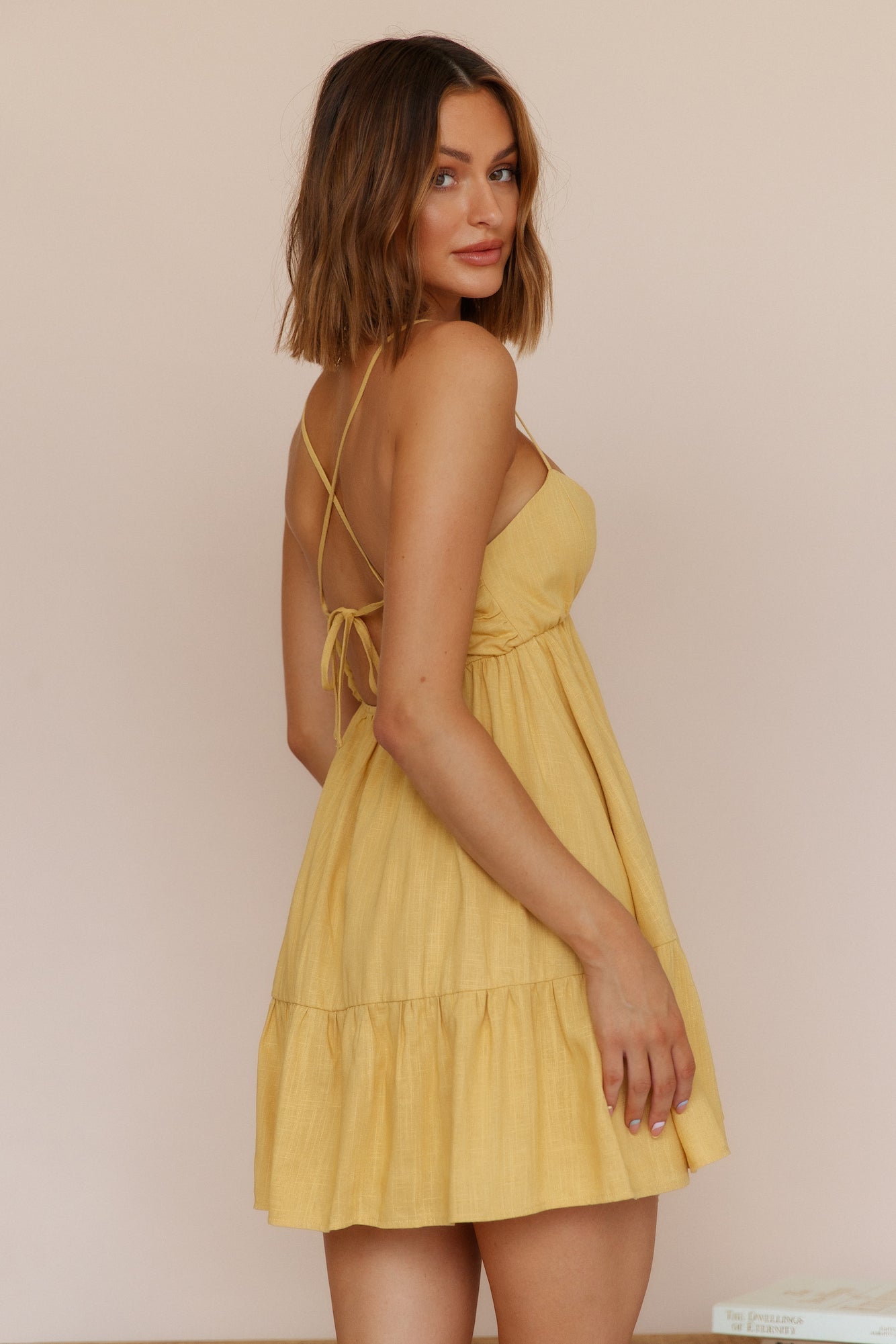 Vanny Dress Mustard