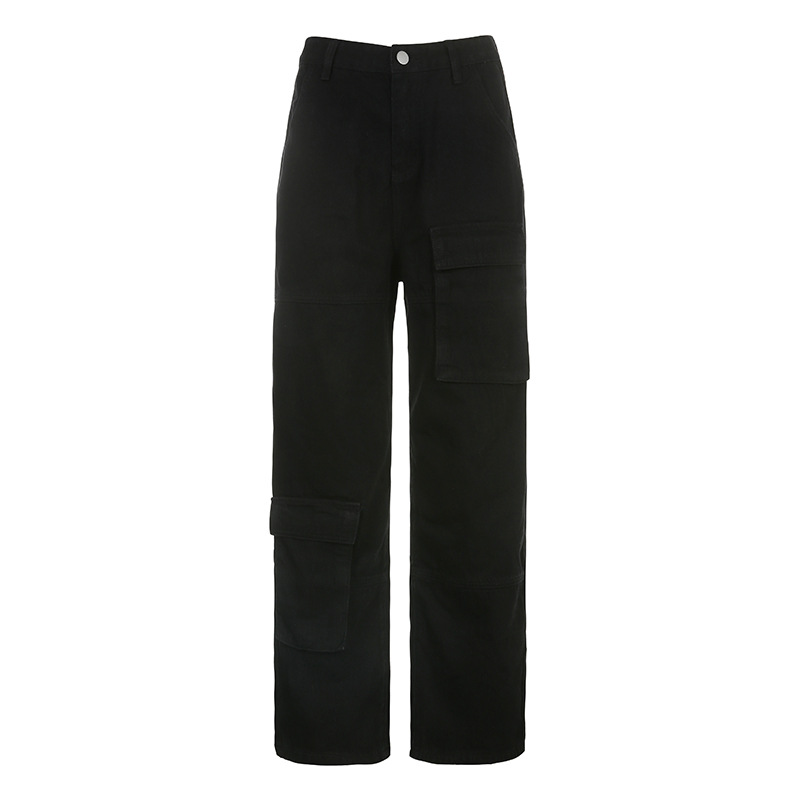 Denim Workwear Casual Pants