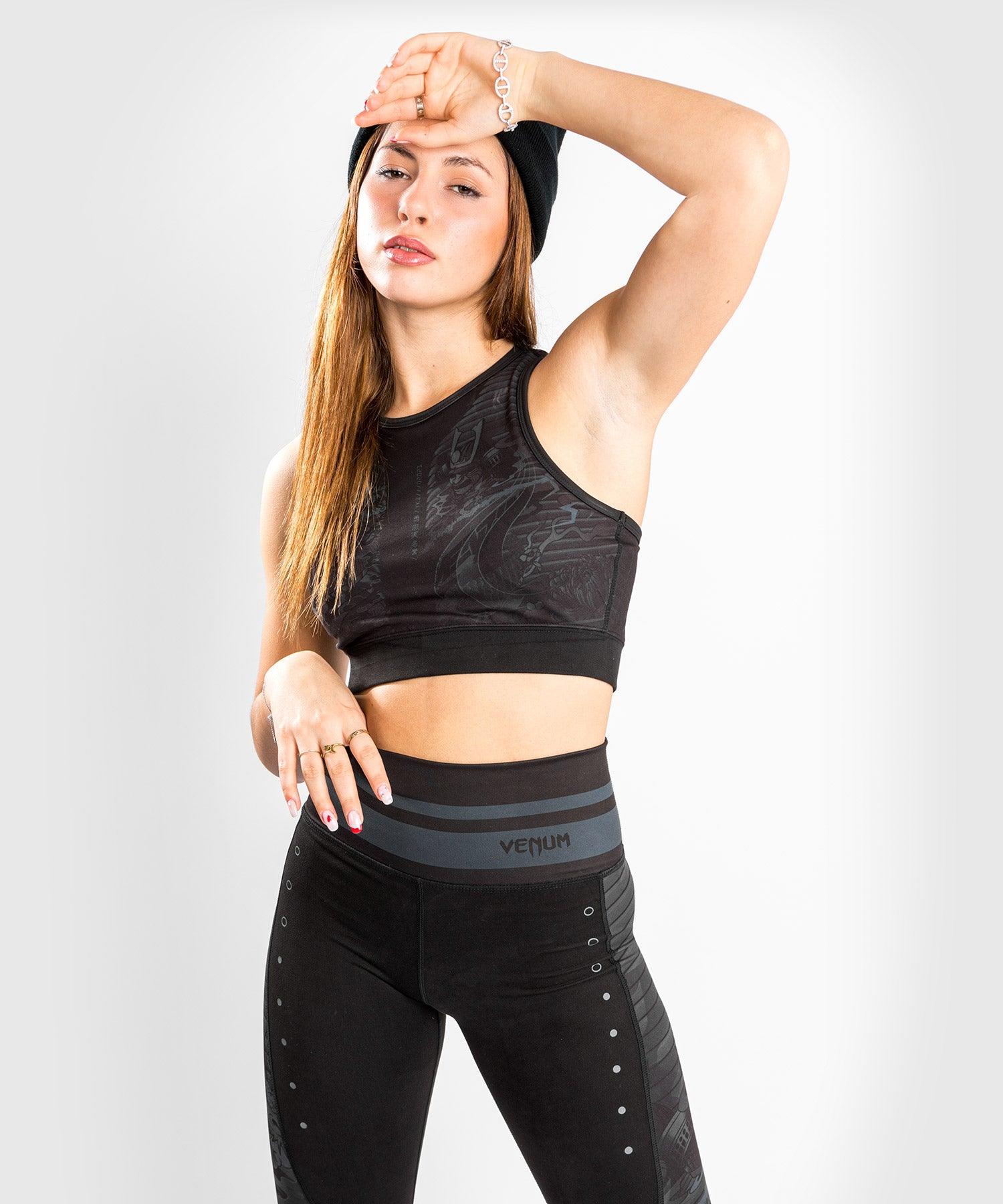 YKZ21 Sport Bra - Black/Black