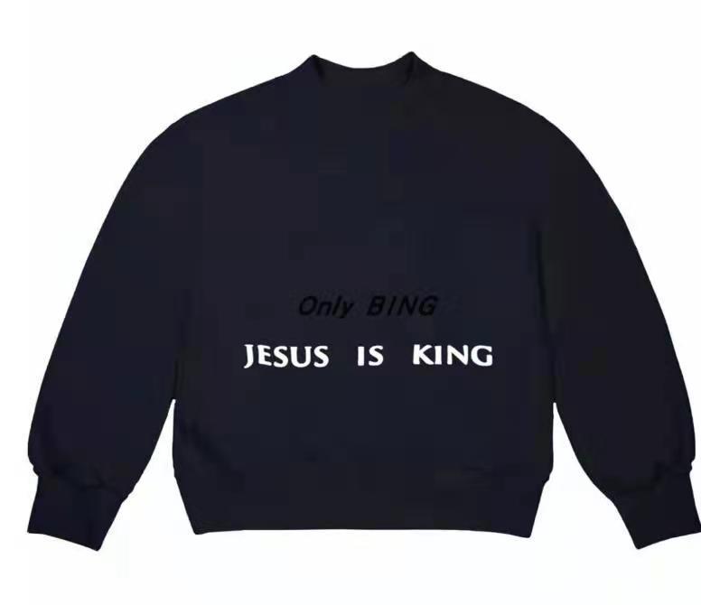 New Trend 'Jesus Is King' Print Sweatshirt