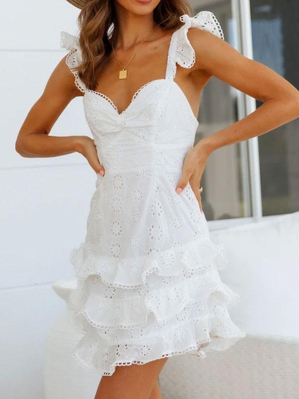 Lightweight White mini dress