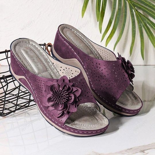 Leather Soft Footbed Orthopedic Arch-Support Shoes