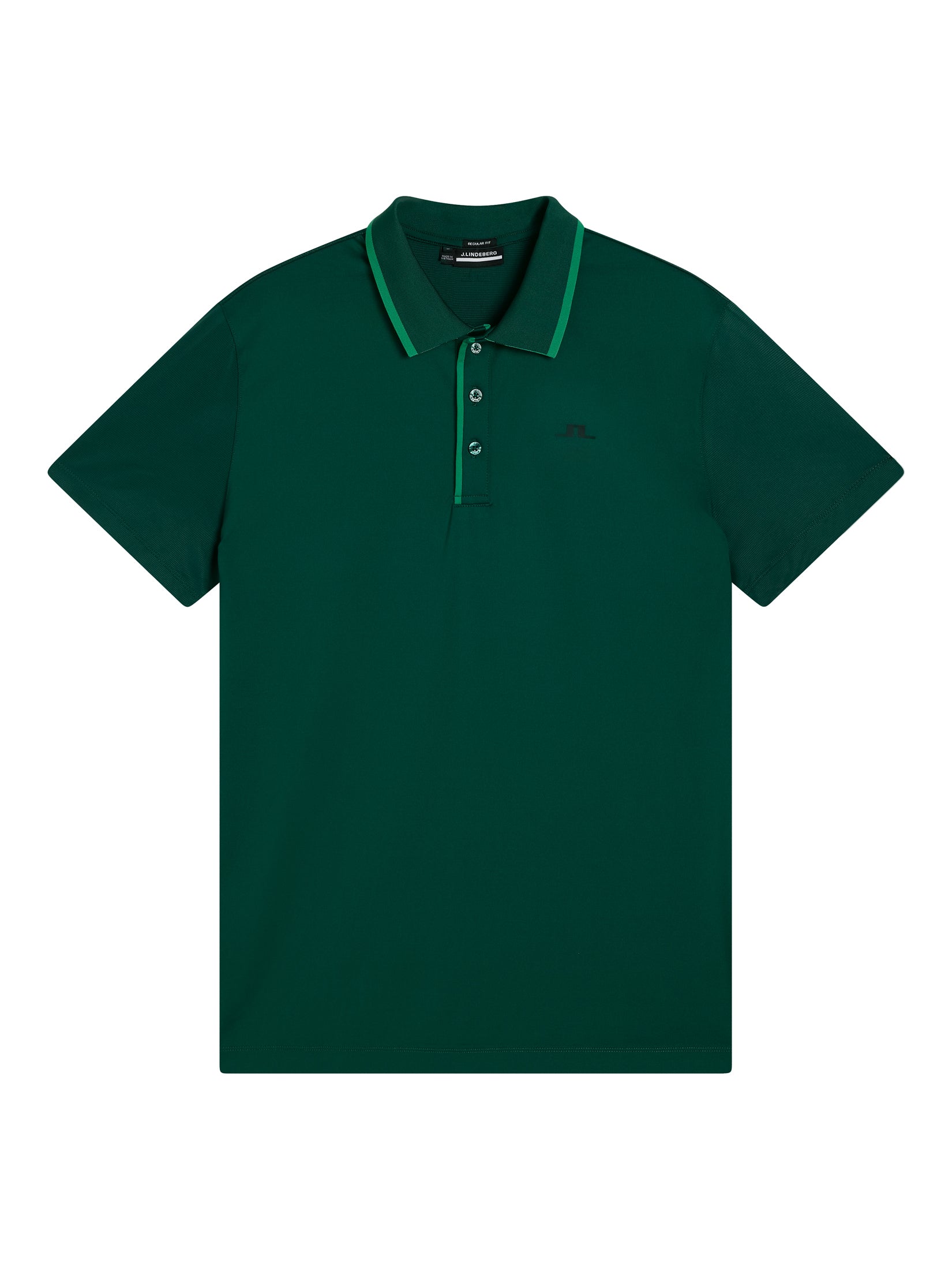 Luca Regular Fit Polo / Rain Forest