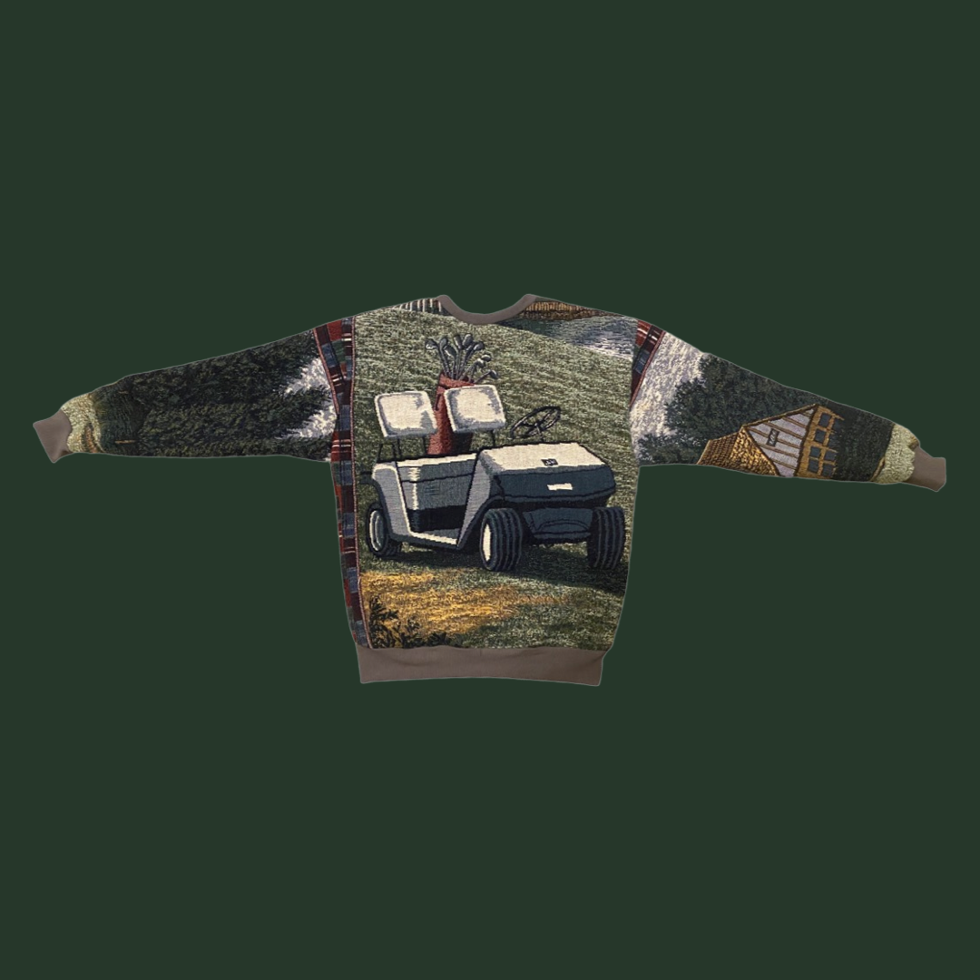 Golfer Tapestry Sweatshirt