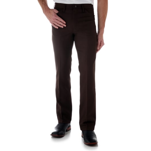 Wrangler Wrancher Men's Brown Dress Pants