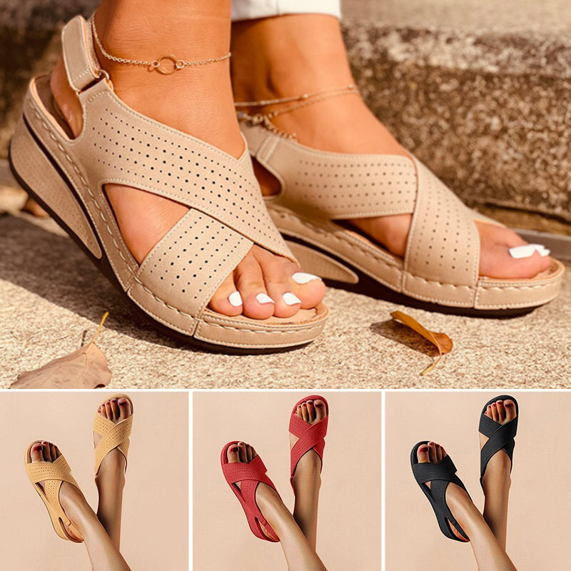 2021 summer new ladies hollow sandals