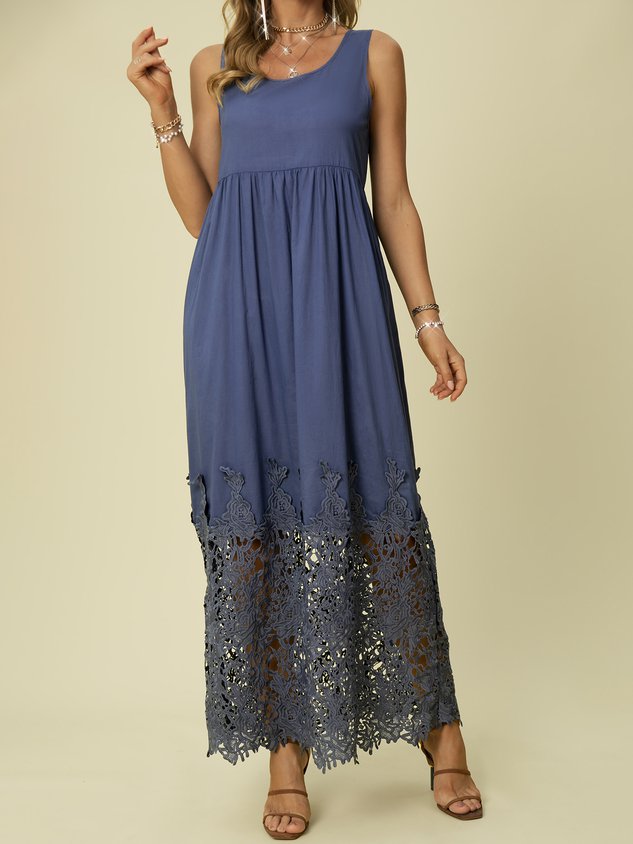 Casual Sleeveless Weaving Dress