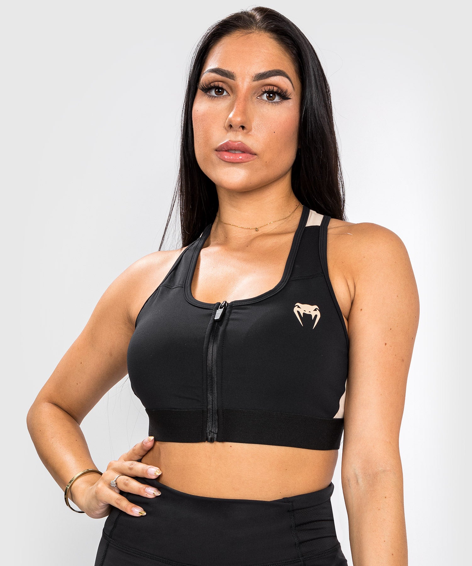Moto Sport Bras - Black/Sand