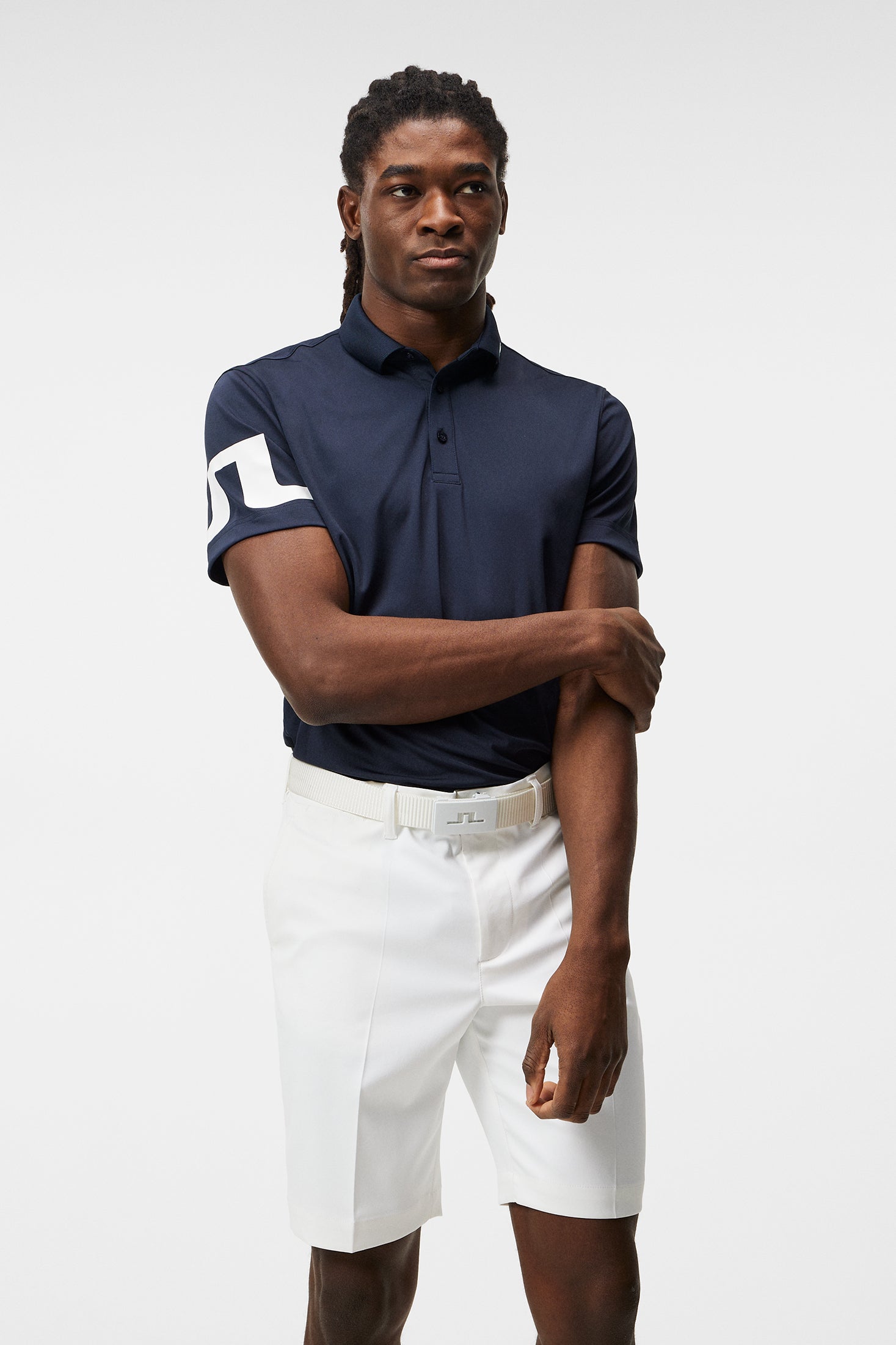 Heath Regular Fit Golf Polo / JL Navy