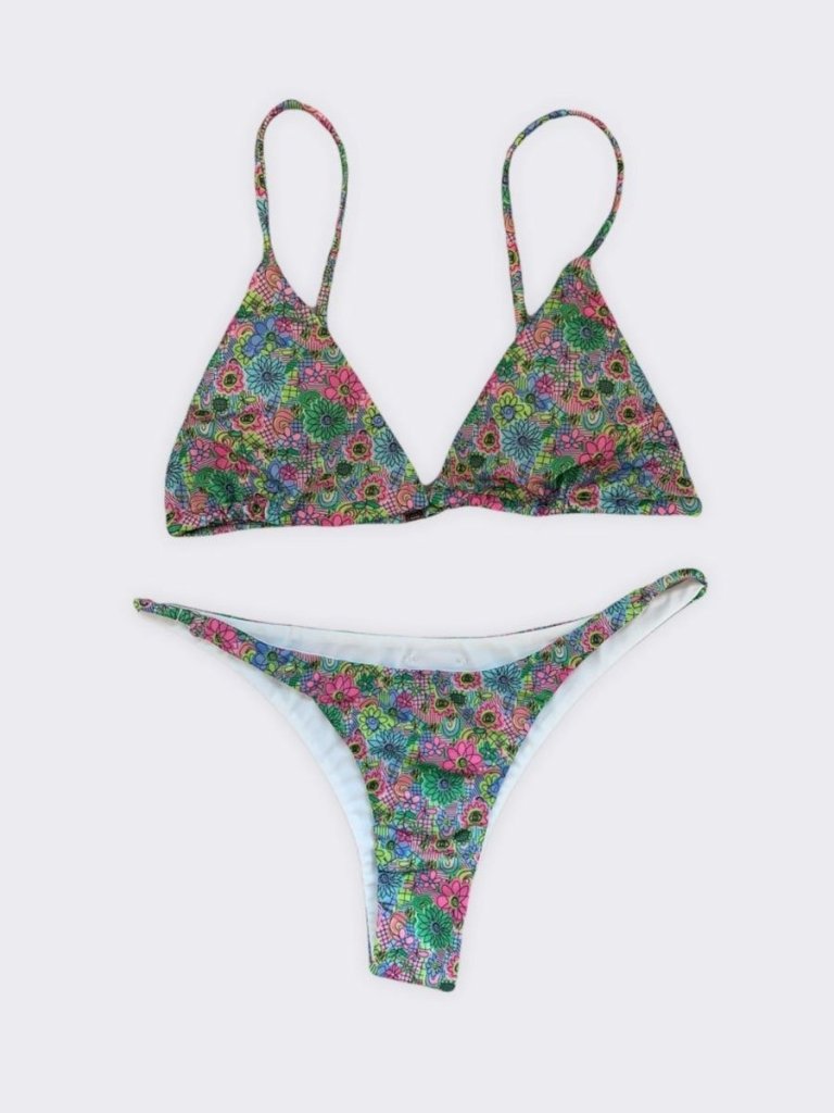 Fields of Flowers Bikini Top