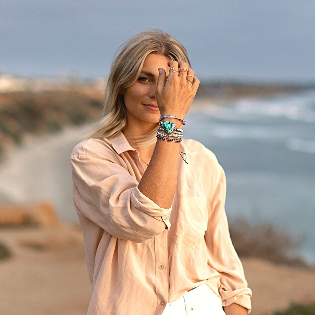 The Turquoise Protection Wrap Bracelet