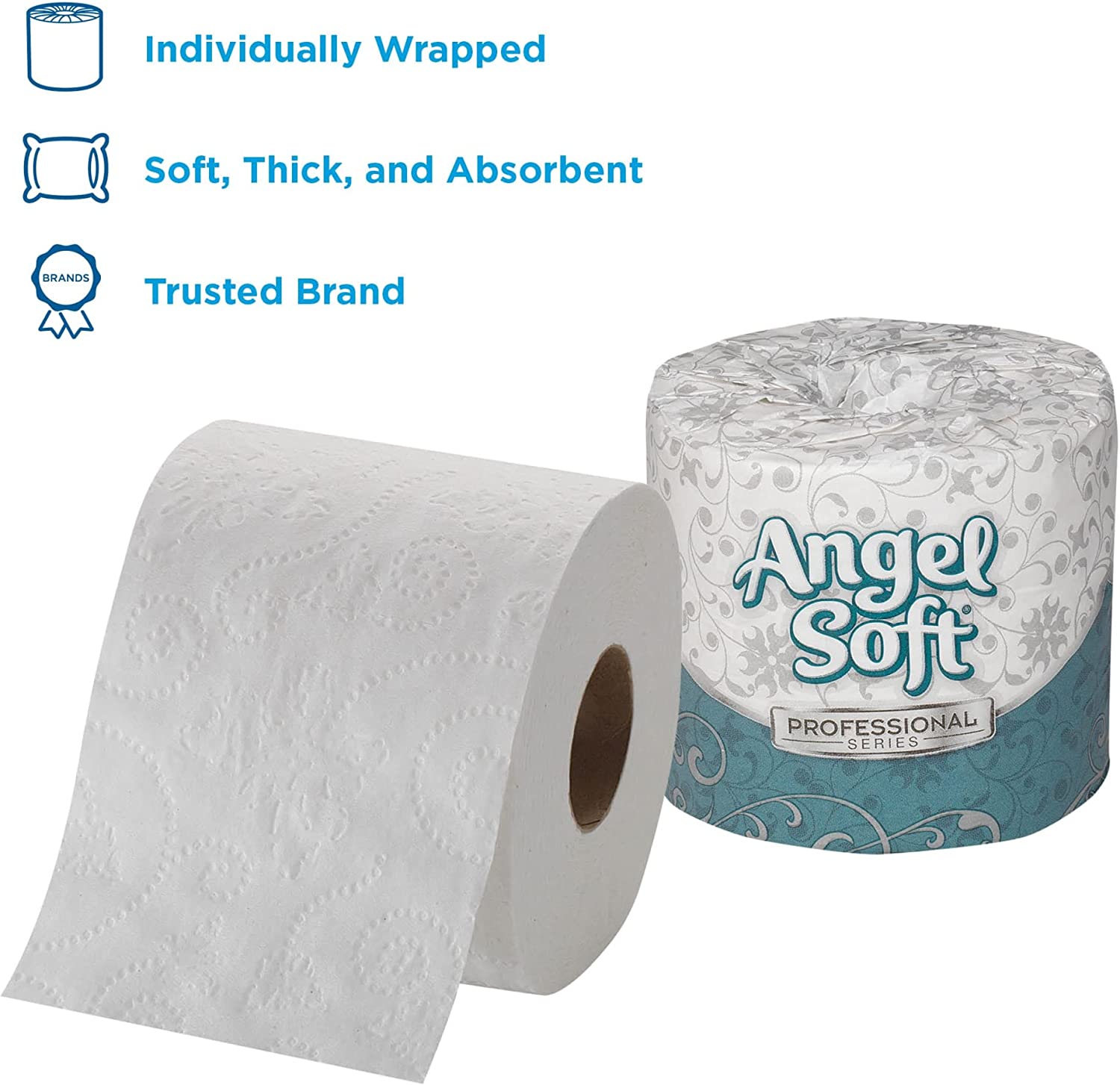 Toilet Paper. Angel Soft ps. 2Ply. PK80