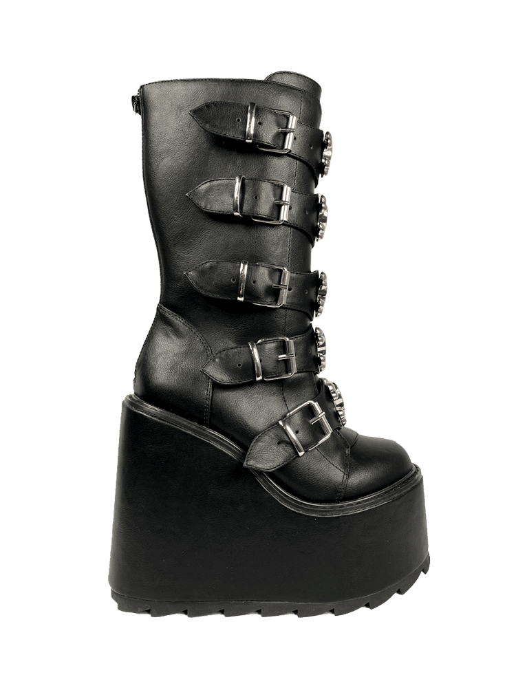 Boots Skull - Black/Silver