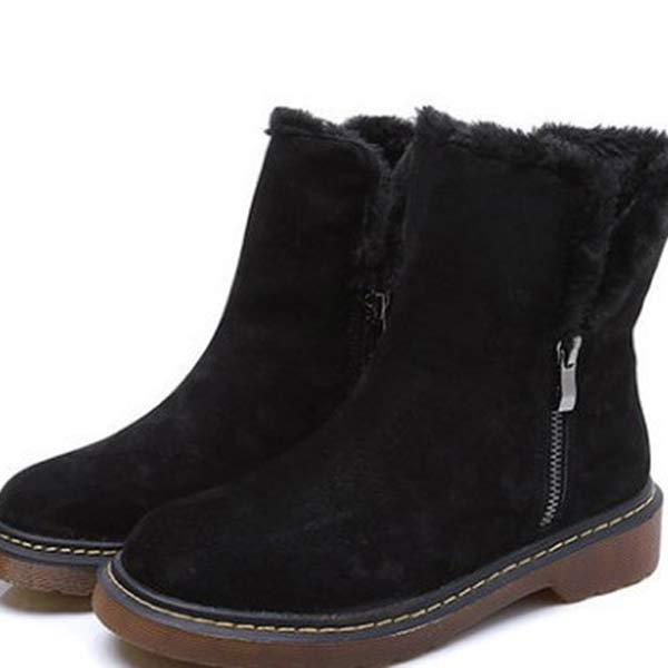 Women'S Round Toe Warm Snow Boots 69510204C
