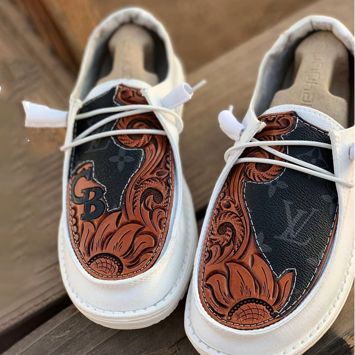 Women's Shoes Custom Wendy Leather Patchwork