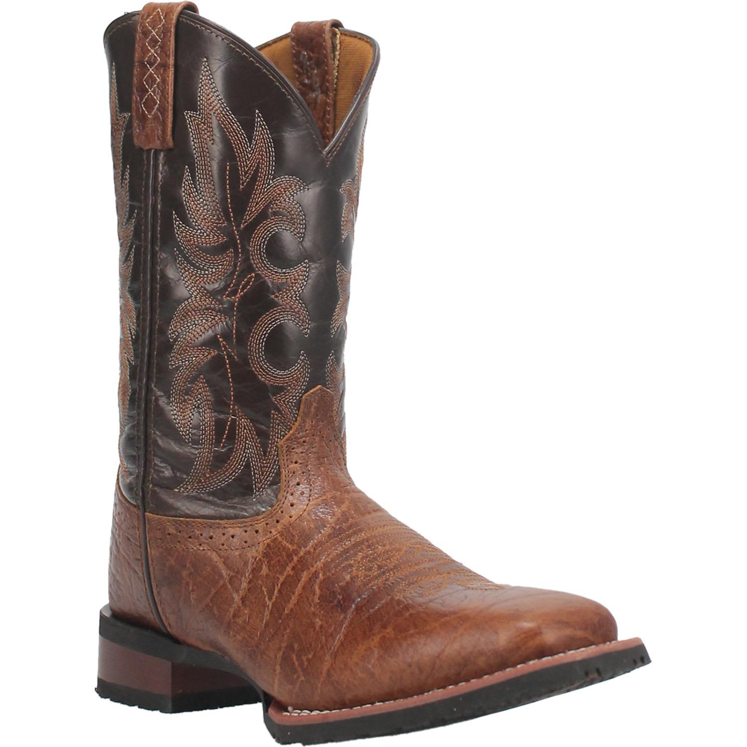 Men's Laredo Broken Bow Leather Boots Rust
