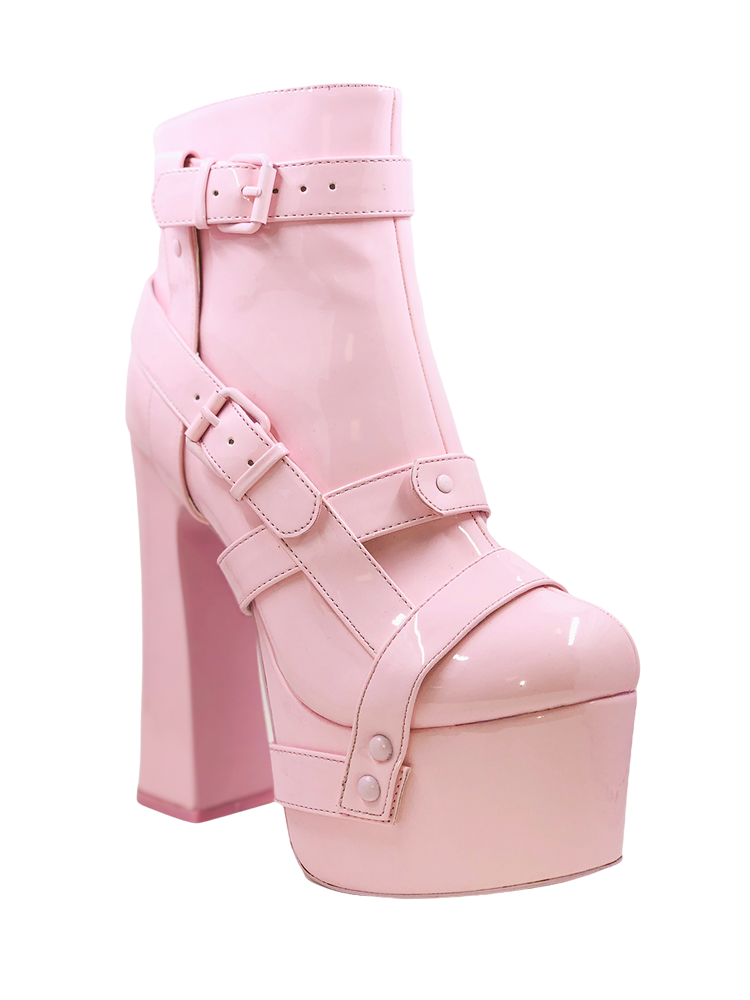 STARDUST BOOT - PINK PATENT