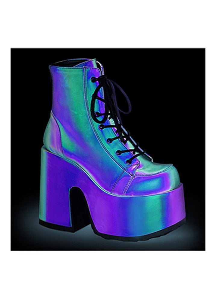 Camel 203 Reflective Platform Ankle Boot