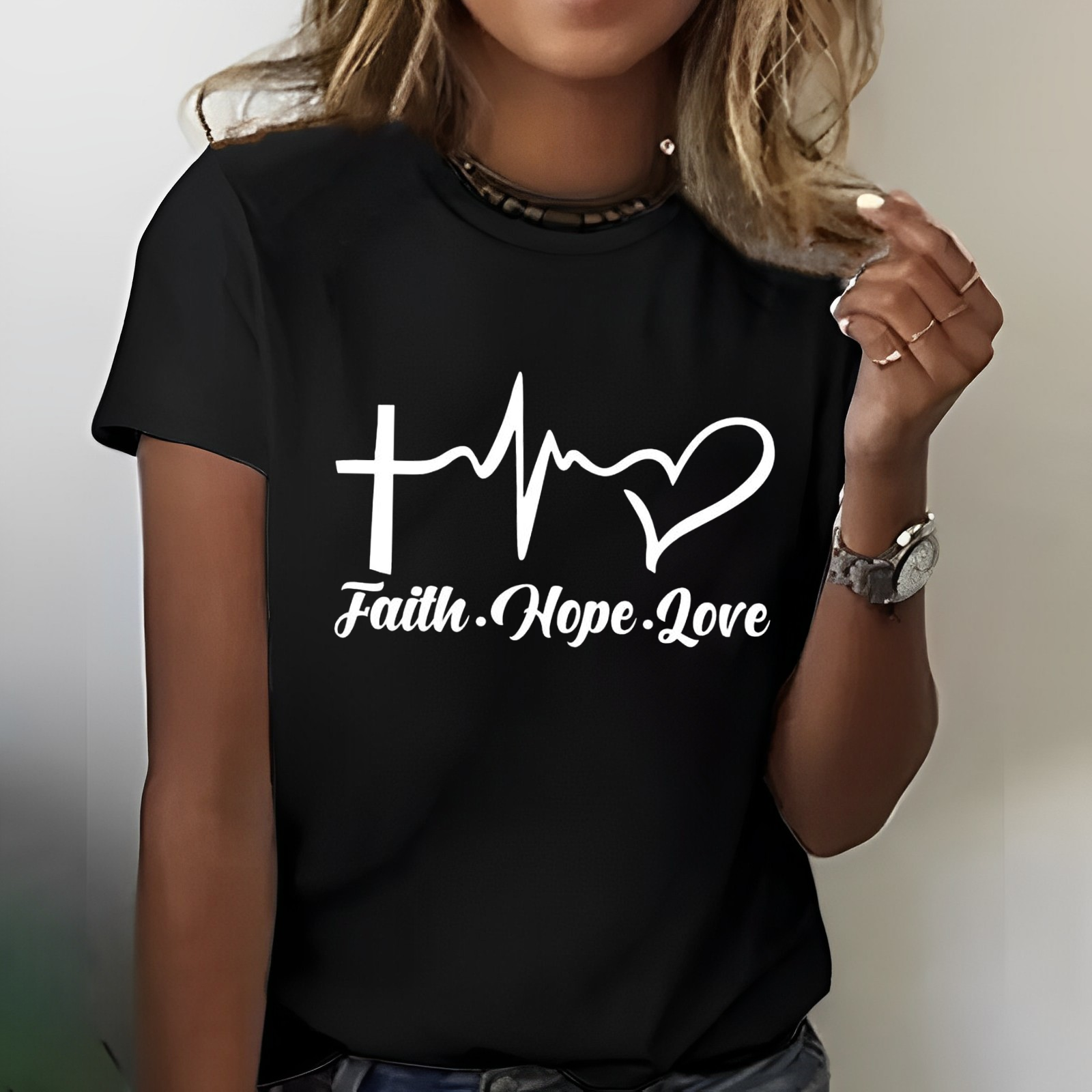 Faith Hope Love Women T-shirt