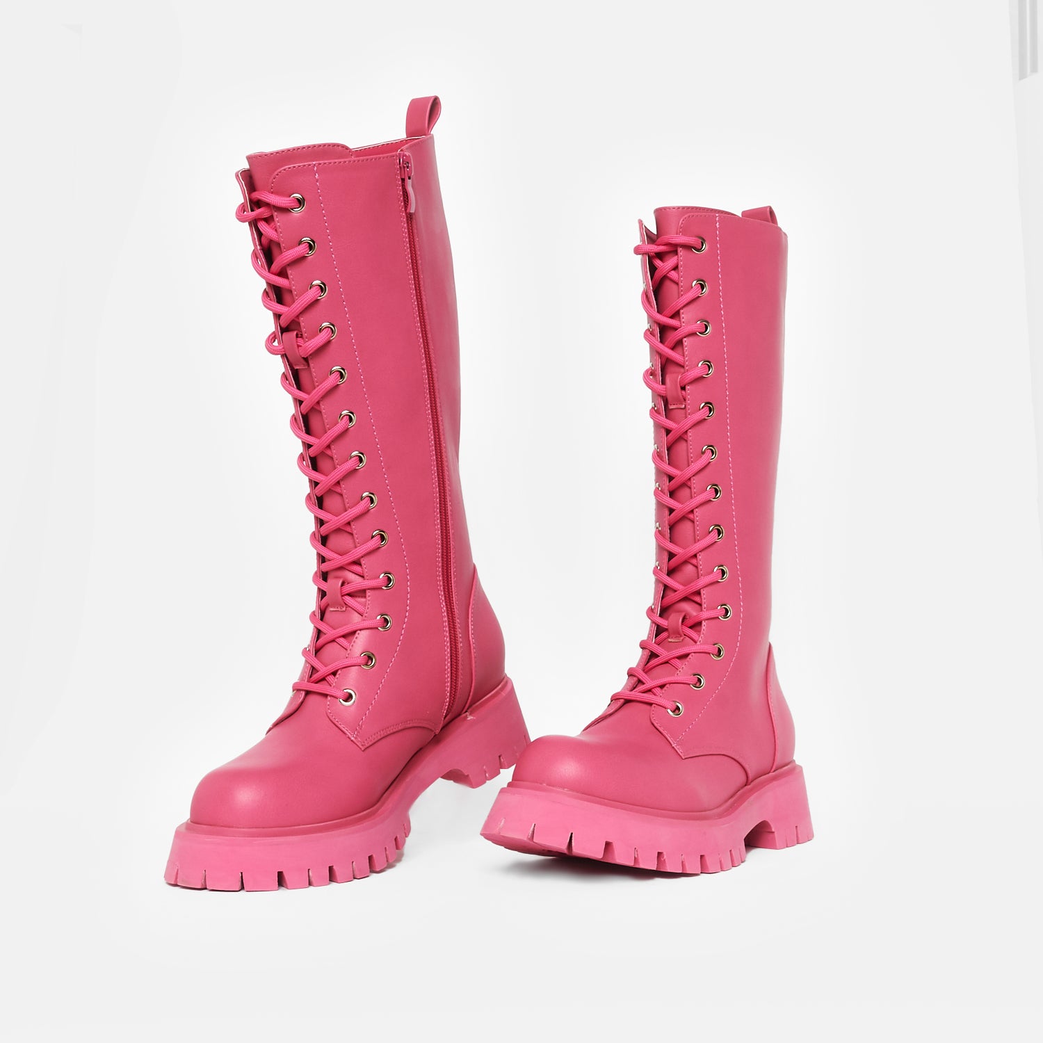 River Sake Fuchsia Long Boots