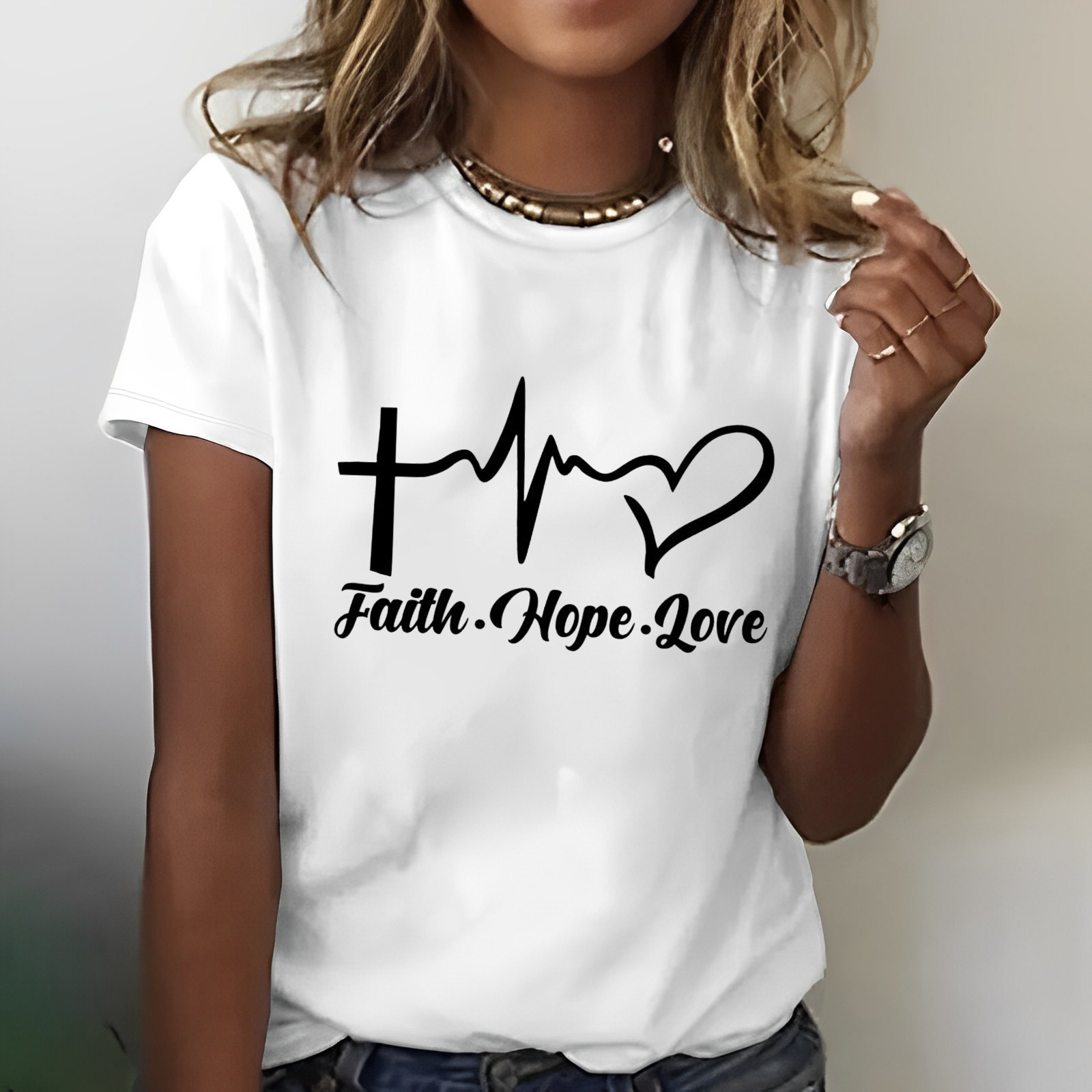 Faith Hope Love Women T-shirt