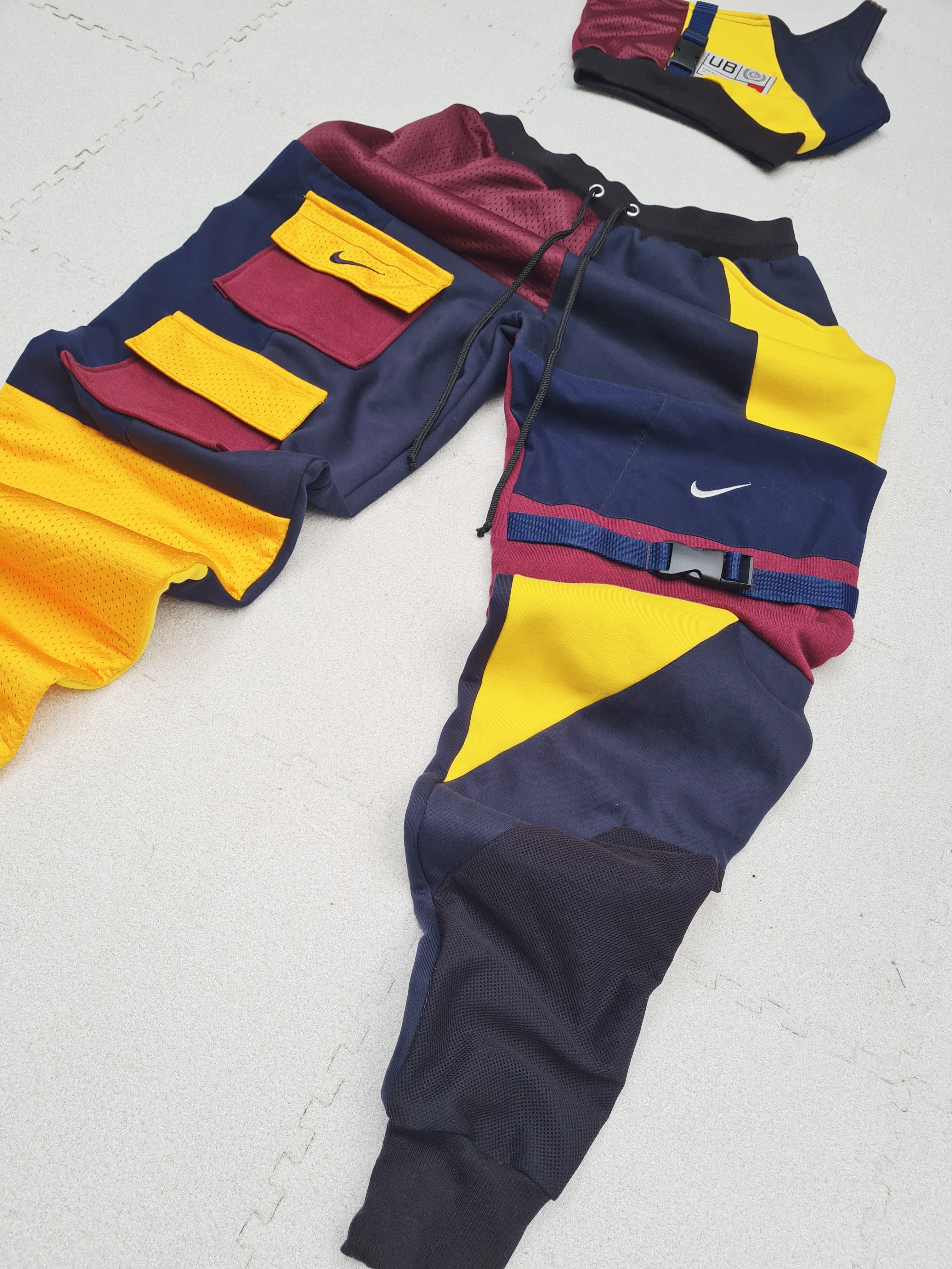 1 of 1 upcycled Maroon Mix Set