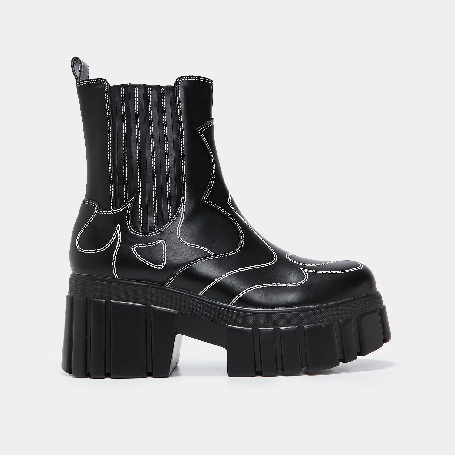 Riveira Stitch Chelsea Boots