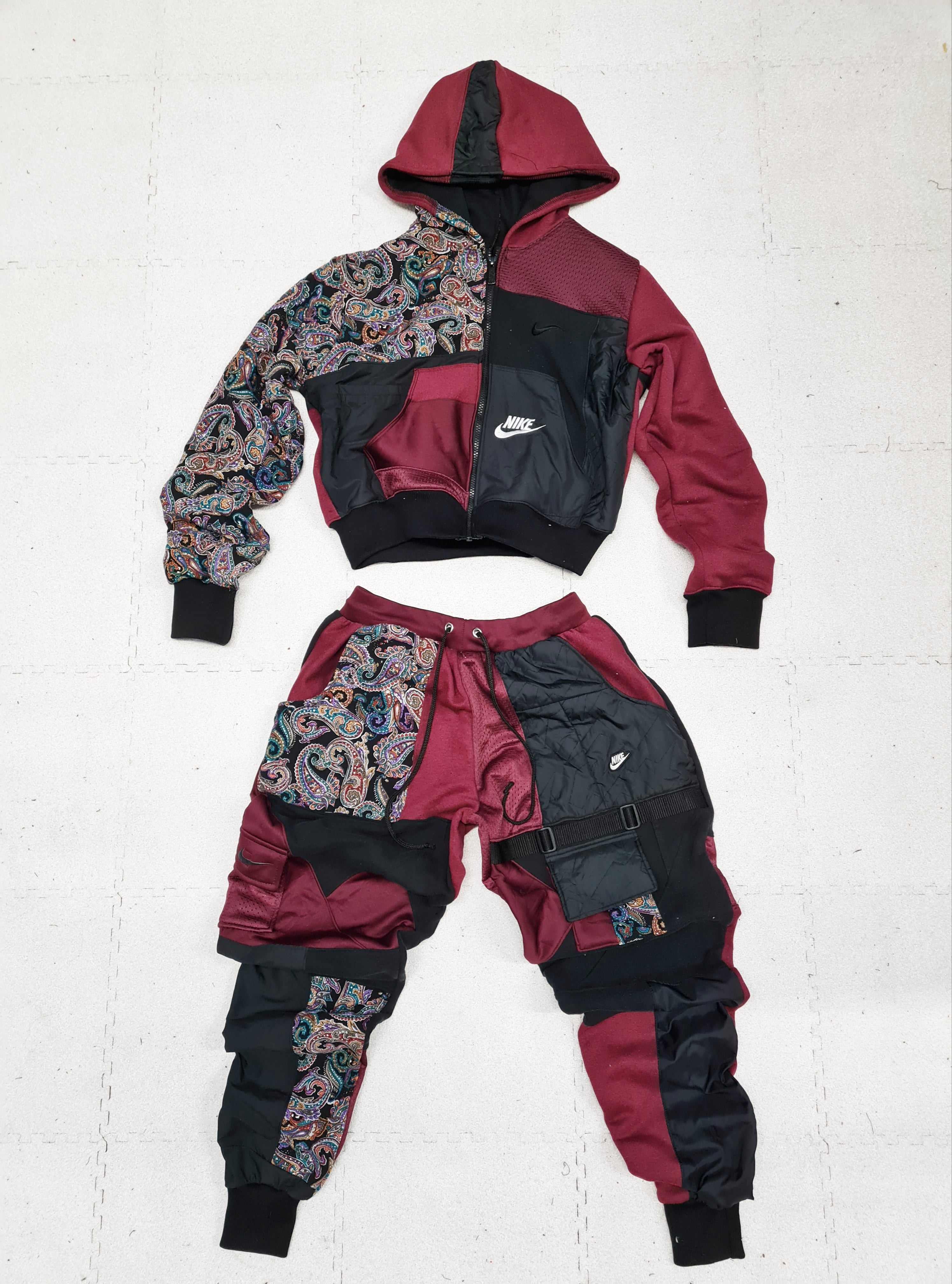 1 of 1 upcycled EXCLUSIVE maroon