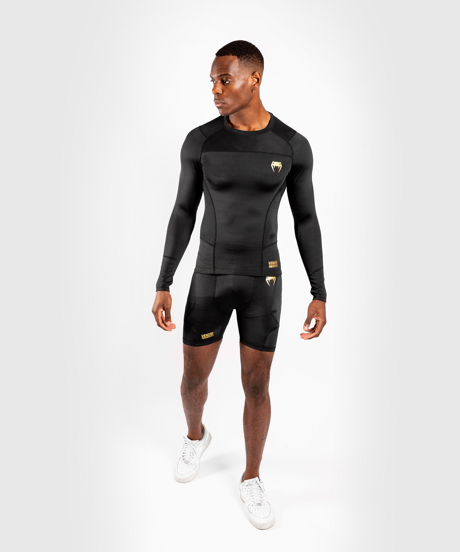 G-Fit Compression Shorts - Black/Gold