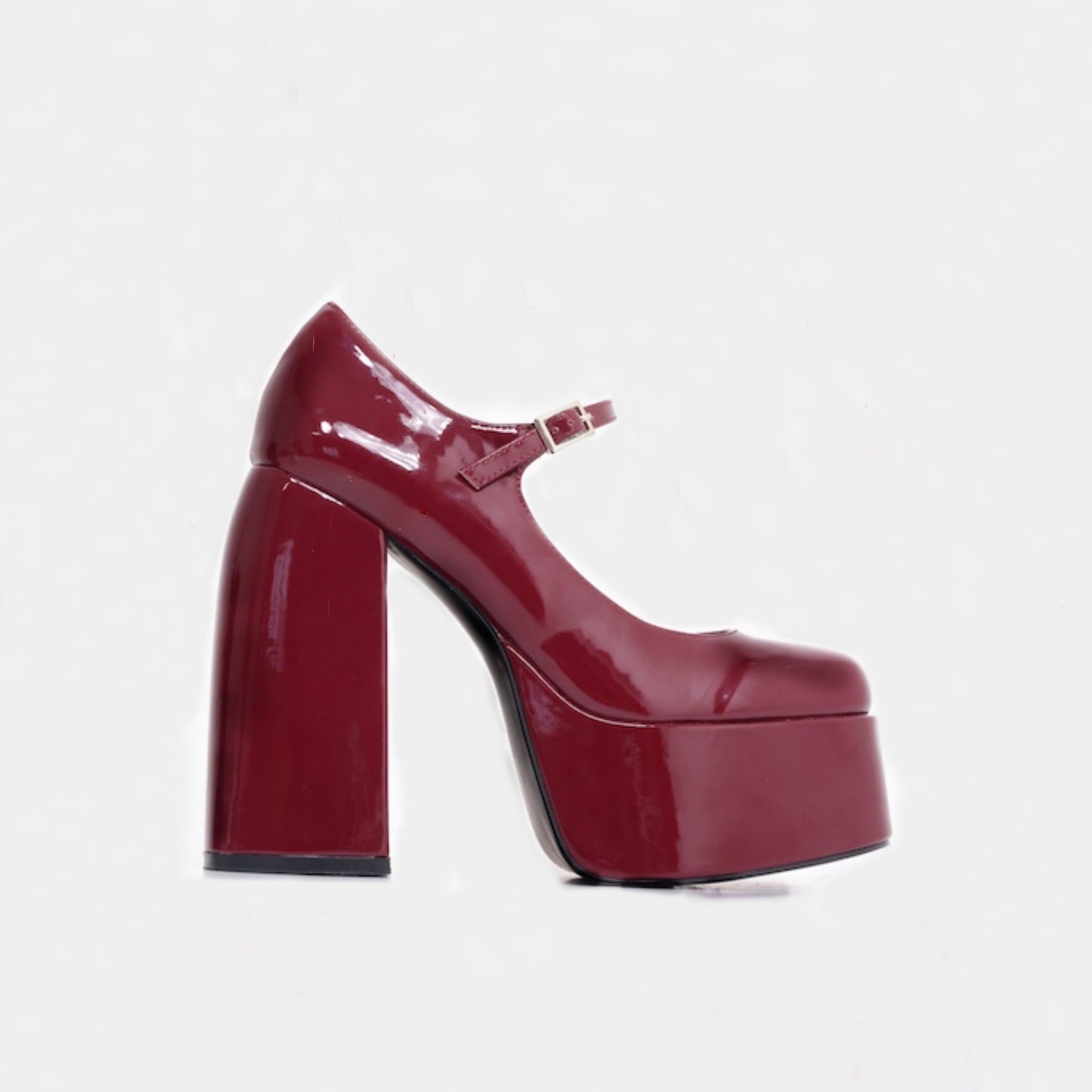 Bitter Mauve Platform Heels