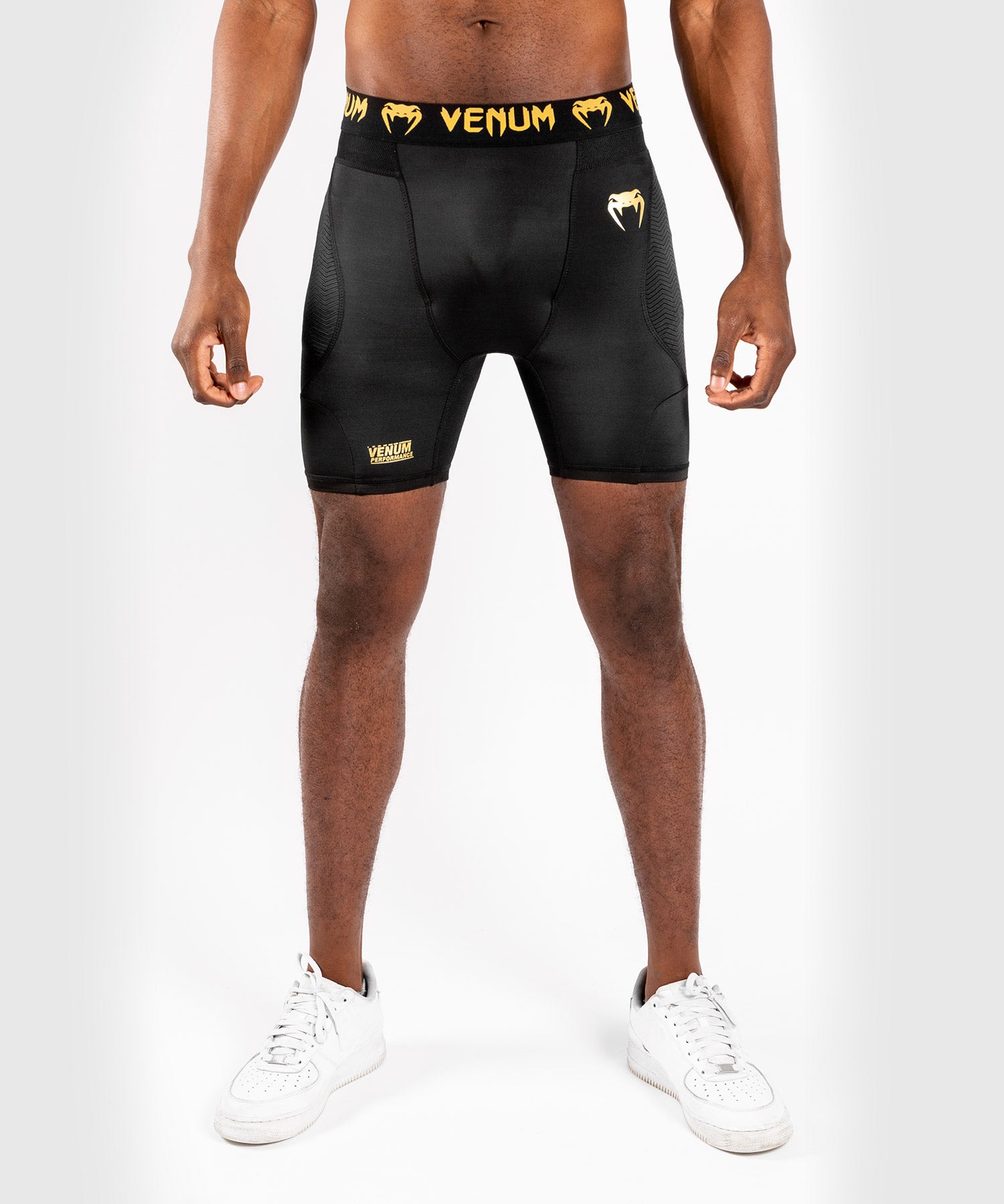 G-Fit Compression Shorts - Black/Gold
