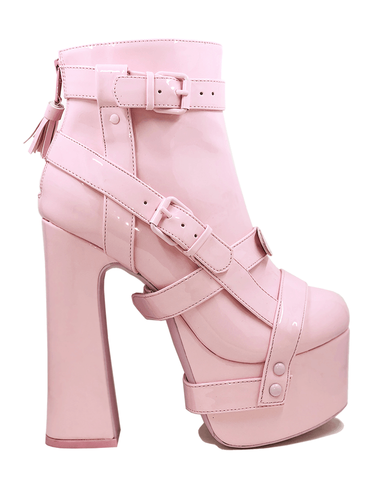 STARDUST BOOT - PINK PATENT