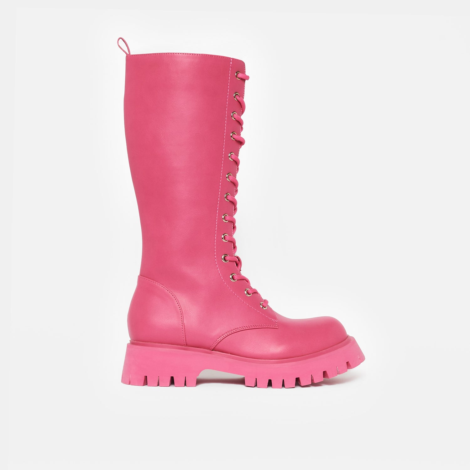 River Sake Fuchsia Long Boots