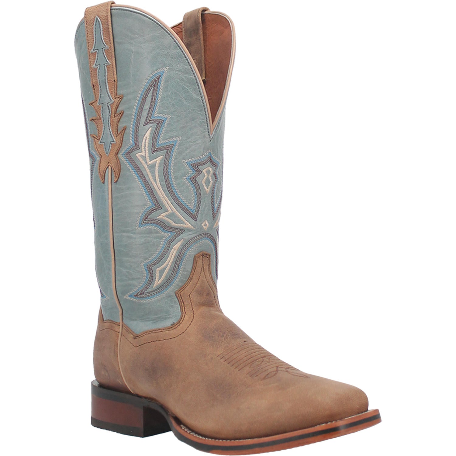 Men's Dan Post Bellamy Leather Boots Handcrafted Turquoise