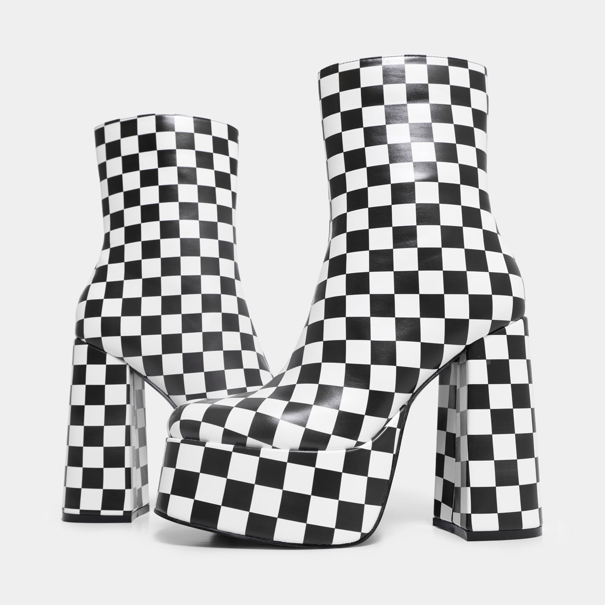 Pitstop Platform Heeled Boots