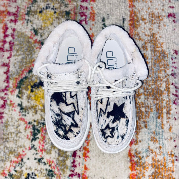 Women's Shoes Lightning & Stars Cowhide