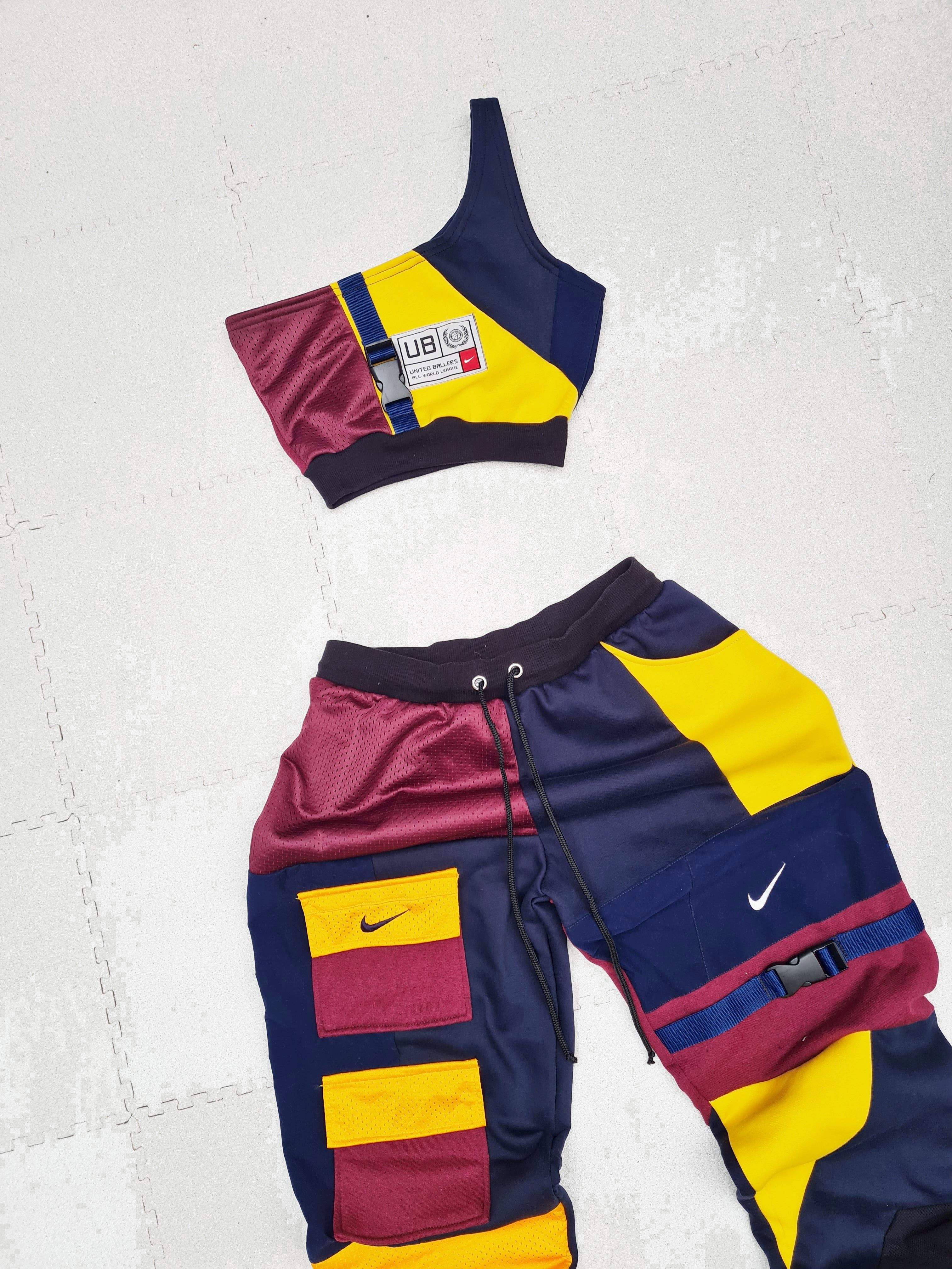 1 of 1 upcycled Maroon Mix Set