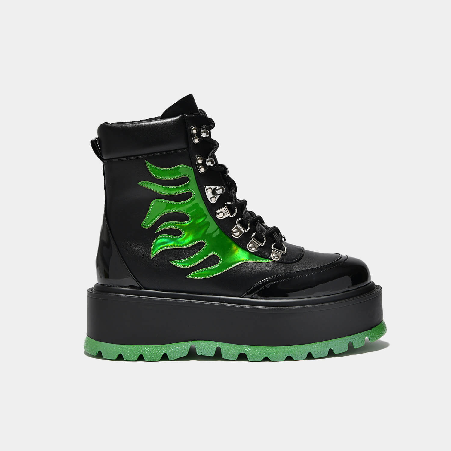 Helios Hologram Flame Boots