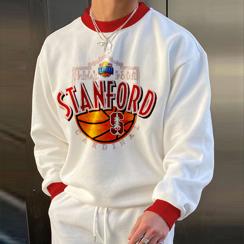 Men's Printed Contrast Sweatshirt