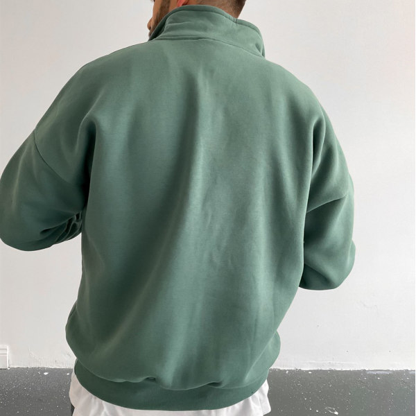 Retro Cologne Germany Print Men's Zip Sweatshirt