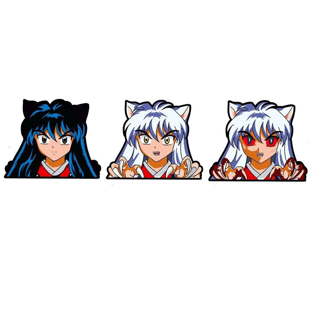 INUYASHA 3D STICKERS