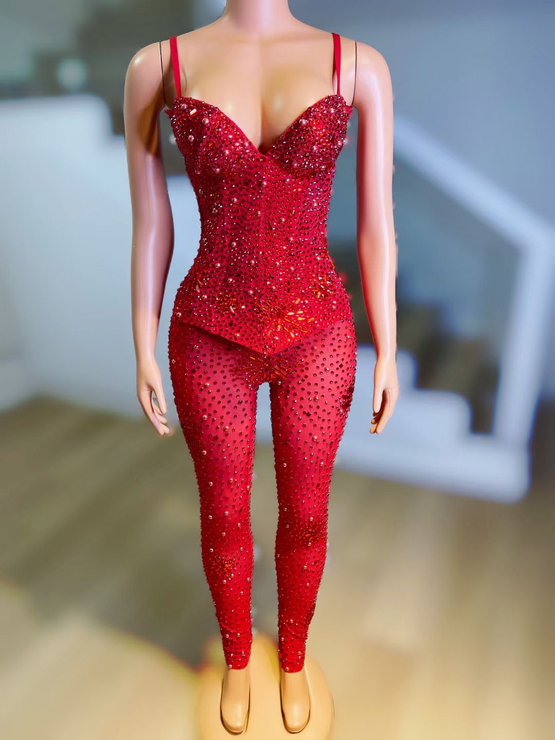 Glitz Two Piece Red