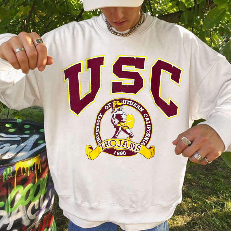 Men's Colorful Graphic Print Sweatshirt