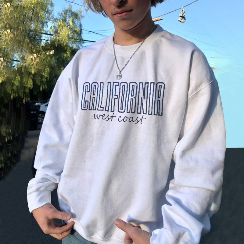 California West Coast Printed Classic Men's Sweatshirt