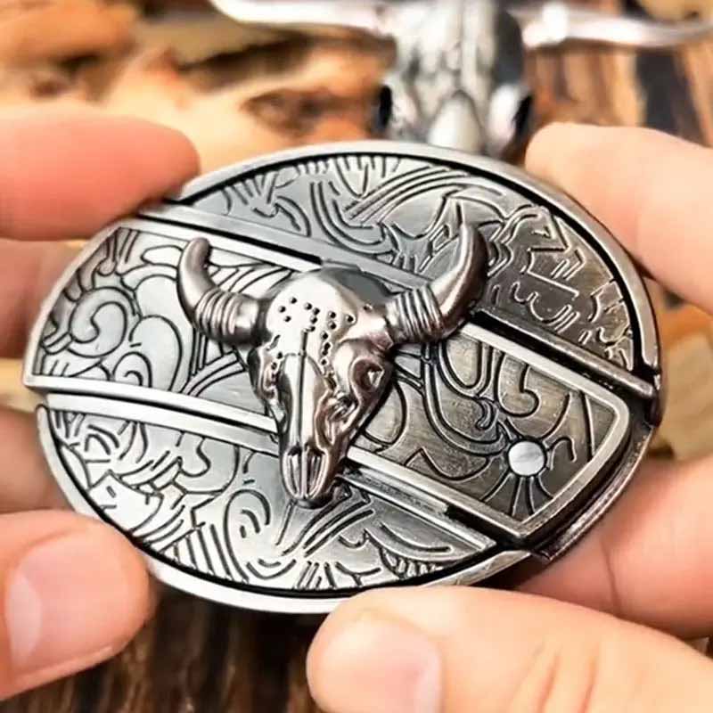 Metal Oval Belt Buckle