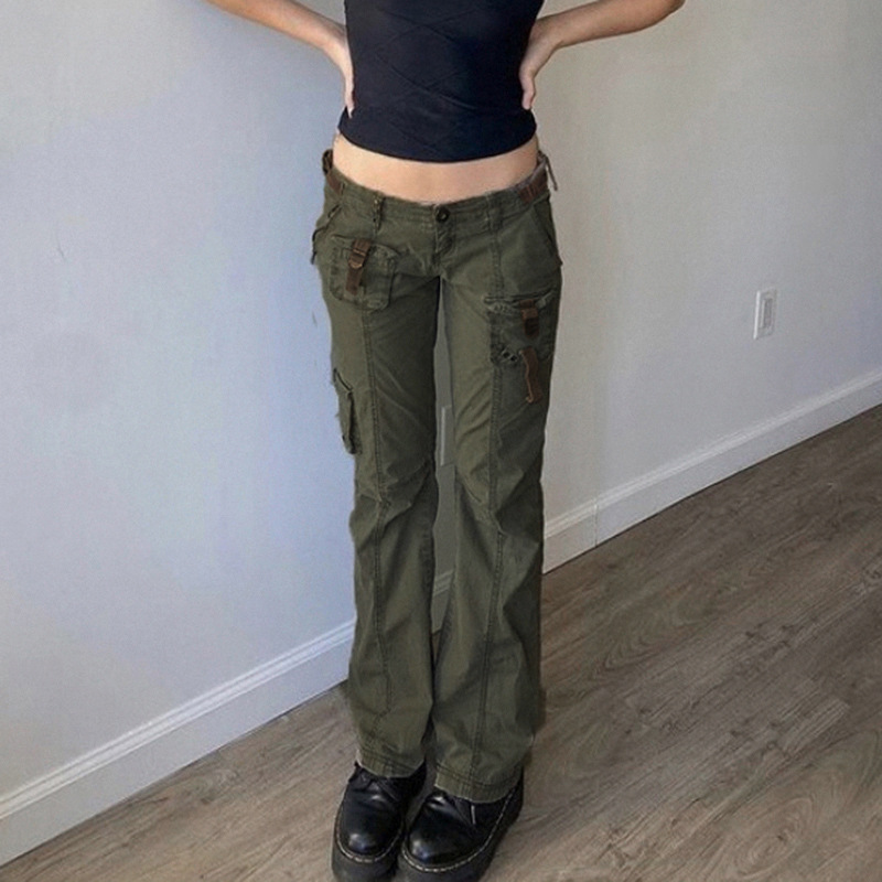 Vintage Low Rise Cargo Jeans