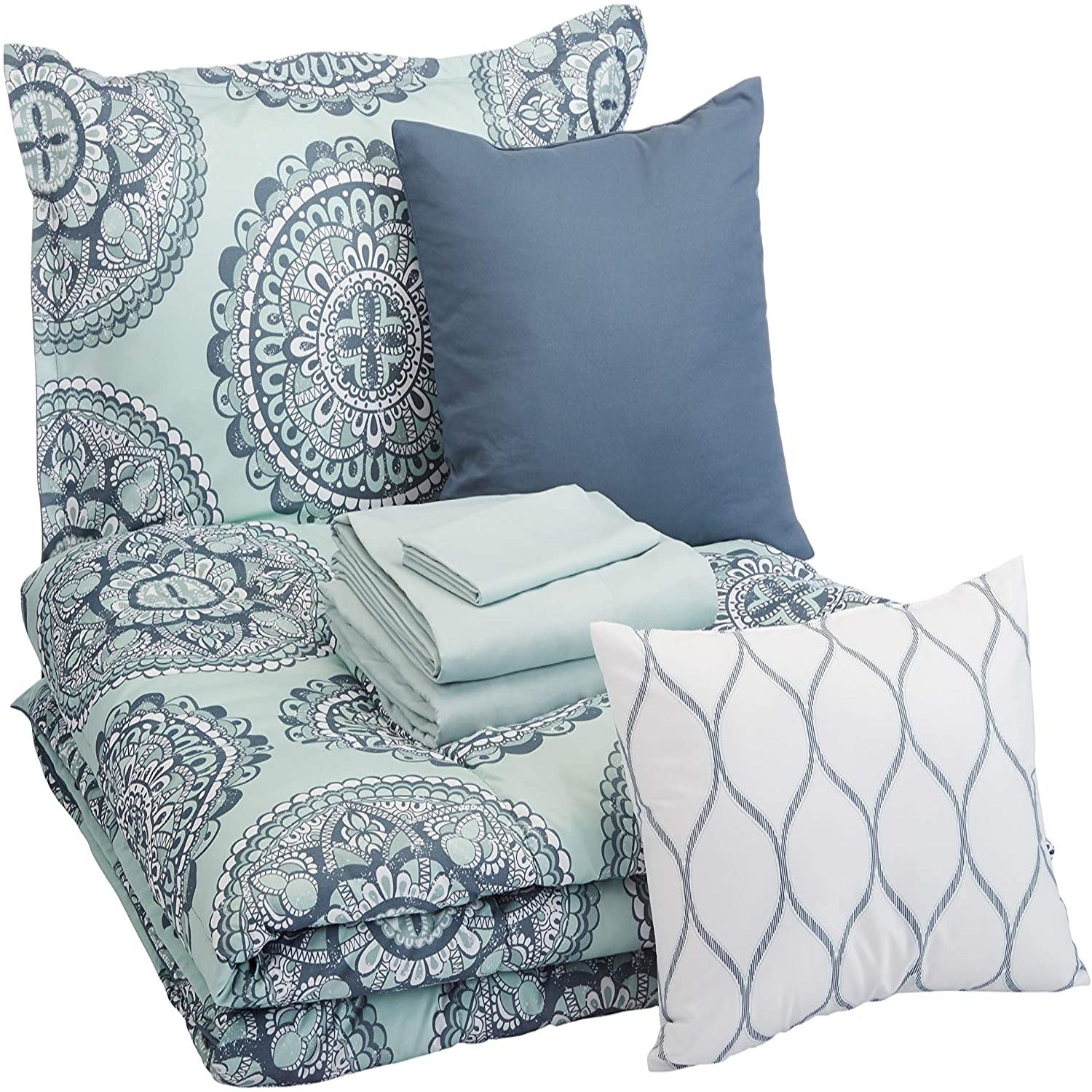 Comforter Bedding 10-Piece Set